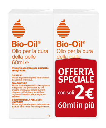 [972046864] BIO-OIL OLIO PER LA CURA DELLA PELLE 2 X 60 ML