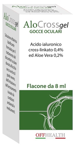 [974011987] GOCCE OCULARI ALOCROSS ACIDO IALURONICO CROSS-LINKATO 0,2% E ALOE VERA 8 ML
