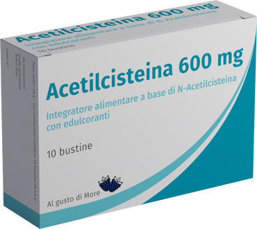 [975760137] ACETILCISTEINA 600 MG GUSTO MORA 10 BUSTINE