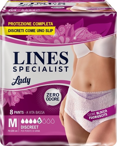 [976326138] LINES SPECIALIST PANTS DISCREET M FARMA 8 PEZZI