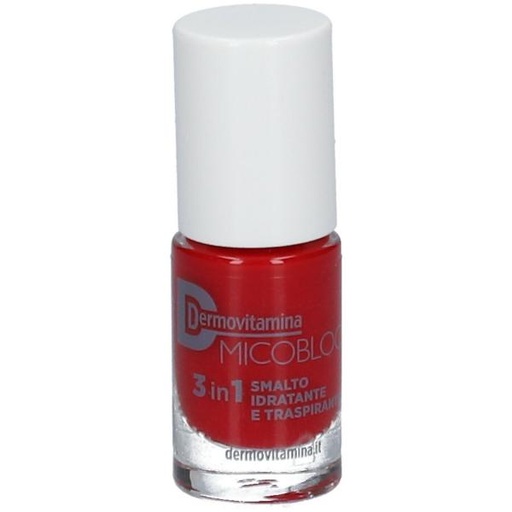 [977099213] DERMOVITAMINA MICOBLOCK 3 IN 1 SMALTO IDRATANTE E TRASPIRANTE ROSSO 5 ML