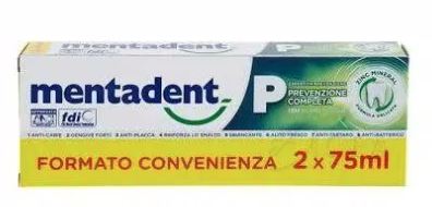 [978249922] MENTADENT P 2 X 75 ML BITUBO PROMO