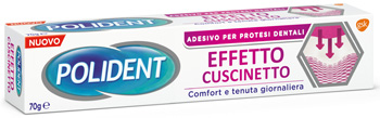 [978546721] POLIDENT FISSATIVO EFFETTO CUSCINETTO ADESIVO PER PROTESI DENTALI 70 G