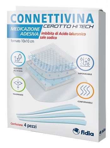 [978869865] CEROTTO CONNETTIVINA HITECH 10 X 10 CM 4 PEZZI