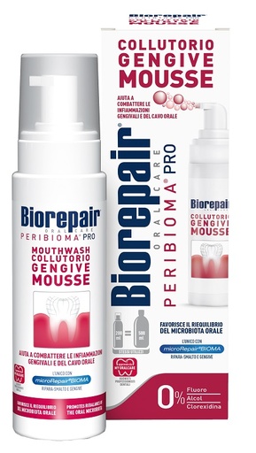 [979377710] BIOREPAIR ORAL CARE PERIBIOMA PRO COLLUTORIO GENGIVE MOUSSE 200 ML