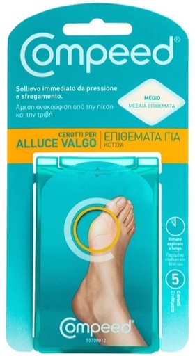 [979605464] COMPEED CEROTTI PER ALLUCE VALGO 5 PEZZI