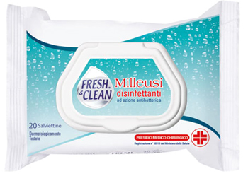 [980137006] FRESH&CLEAN SALVIETTINE DISINFETTANTI 20 PEZZI