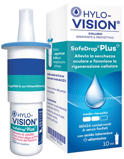 [980478604] HYLOVISION SAFE DROP PLUS COLLIRIO IDRATANTE E PROTETTIVO 10 ML