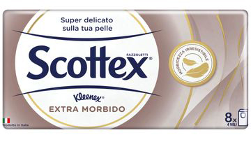 [980532980] SCOTTEX EXTRA MORBIDO FAZZOLETTI 8 PEZZI