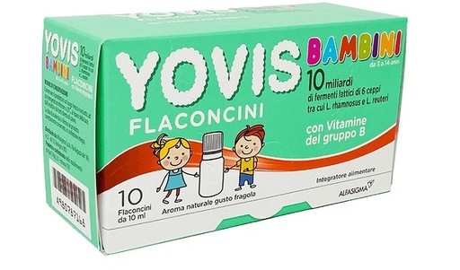 [980787168] YOVIS BAMBINI FRAGOLA 10 FLACONCINI DA 10 ML