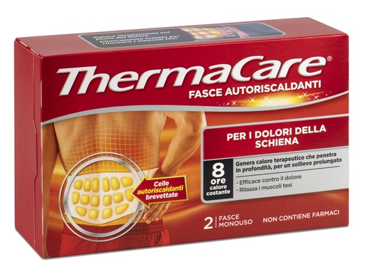 [981076060] FASCIA AUTORISCALDANTE A CALORE TERAPEUTICO THERMACARE SCHIENA 2 PEZZI