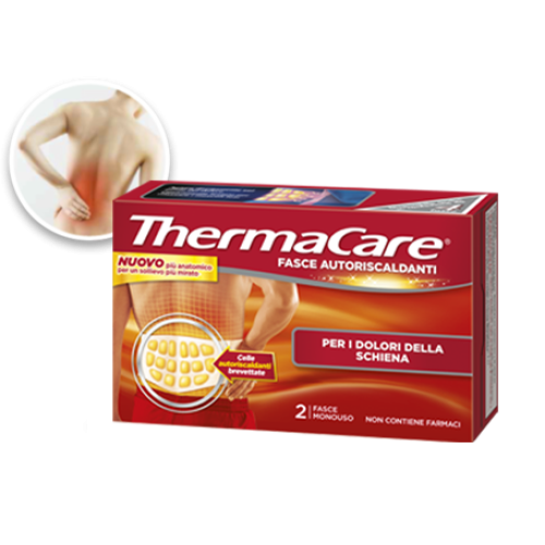 [981076060] FASCIA AUTORISCALDANTE A CALORE TERAPEUTICO THERMACARE SCHIENA 2 PEZZI