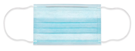 [981081829] MYMASK PRO TIPO II KIDS MASCHERINA CHIRURGICA A 3 STRATI 10 PEZZI AZZURRO