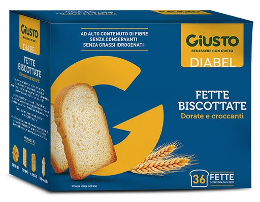 [985519851] GIUSTO DIABEL FETTE BISCOTTATE 300 G