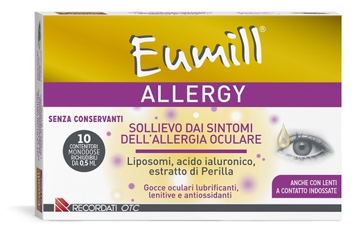 [985999578] EUMILL ALLERGY GOCCE OCULARI 10 FLACONCINI DA 0,5 ML