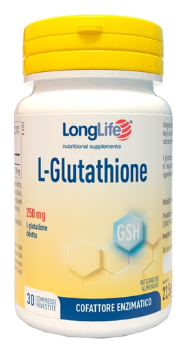 [934718774] LONGLIFE L-GLUTATHIONE 250 MG 30 COMPRESSE