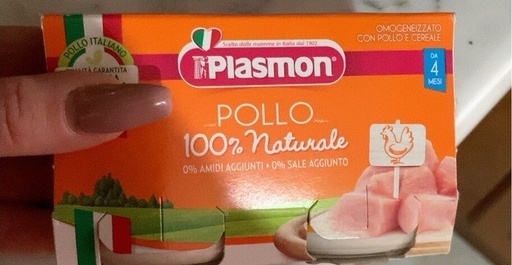 [900823764] PLASMON OMOGENEIZZATO POLLO 120 G X 2 PEZZI