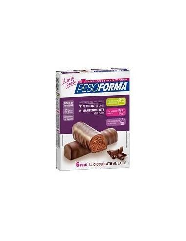 [901296261] PESOFORMA BARRETTA CIOCCOLATO LATTE 12 X 31 G