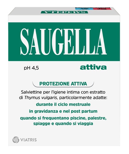 [901297440] SAUGELLA ATTIVA SALVIETTINE DETERGENTI 10 BUSTINE