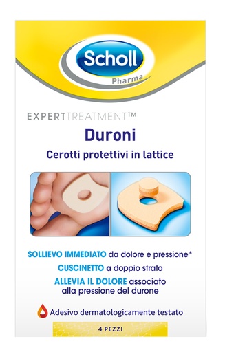 [903144588] CEROTTO PROTETTIVO PER DURONI SCHOLL IN LATTICE 4 PEZZI