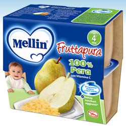 [904915523] MELLIN FRUTTA PURA PERA 100 G 4 PEZZI