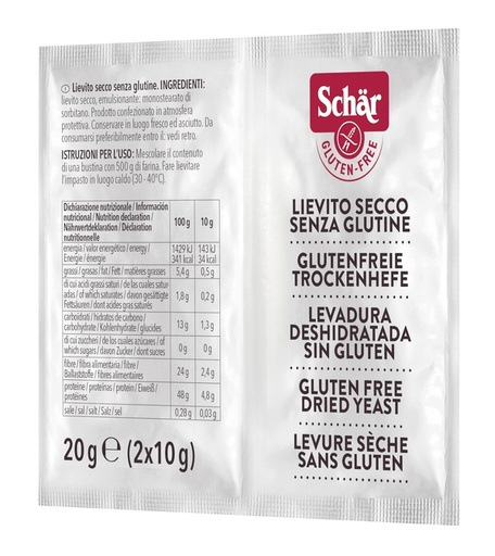 [906357963] SCHAR LIEVITO SECCO 2 BUSTINE DA 10 G