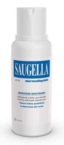 [908960711] SAUGELLA DERMOLIQUIDO PH 3,5 DETERGENTE INTIMO BENESSERE QUOTIDIANO 250 ML