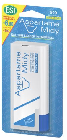[909291965] ESI ASPARTAME MIDY 500 COMPRESSE CON DISPENSER