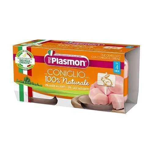 [909830604] PLASMON OMOGENEIZZATO CONIGLIO 80 G X 2 PEZZI