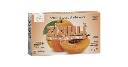 [909840415] ZIGULI ALBICOCCA 36 PALLINE 22 G