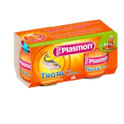 [909917357] PLASMON OMOGENEIZZATO TROTA VERDURE 80 G X 2 PEZZI