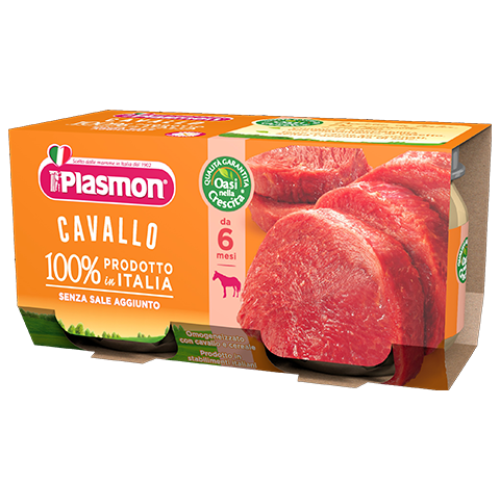 [910610942] PLASMON OMOGENEIZZATO CAVALLO 80 G X 2 PEZZI