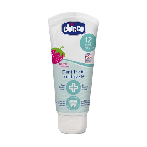 [921454310] CHICCO DENTIFRICIO FRAGOLA 50 ML 12M+ CON FLUORO