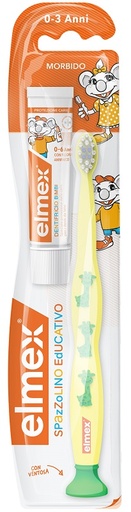 [921581841] ELMEX SPAZZOLINO BIMBI EDUCATIVO NEW 0-3 ANNI