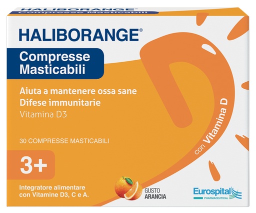 [924268105] HALIBORANGE 30 COMPRESSE MASTICABILI 450MG