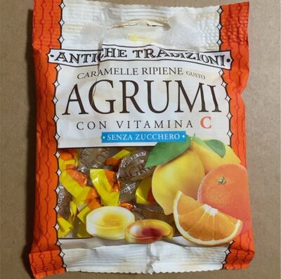 [924875026] ANTICHE TRADIZIONI CARAMELLE RIPIENE CON VITAMINA C GUSTO AGRUMI 60 G
