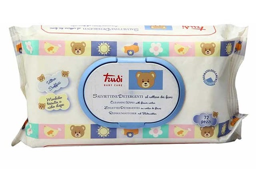 [930877131] TRUDI BABY CARE SALVIETTA MULTILINGUA 72 PEZZI