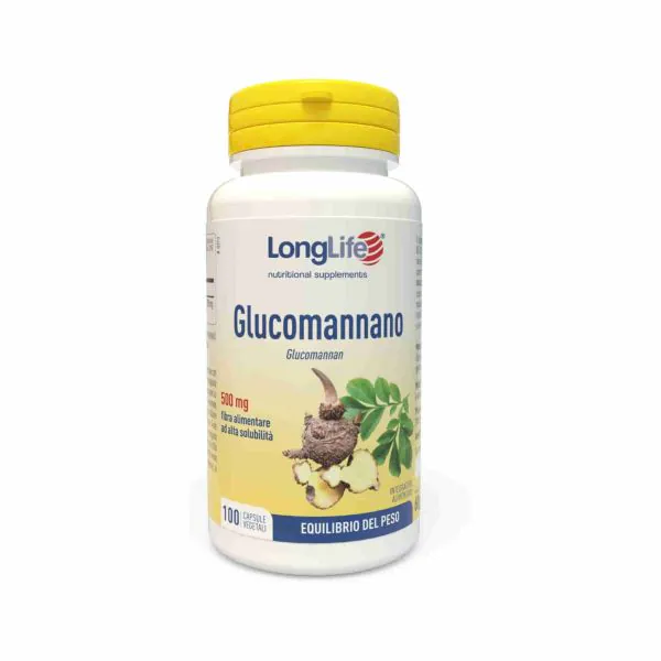 [931950529] LONGLIFE GLUCOMANNANO 100 CAPSULE VEGETALI