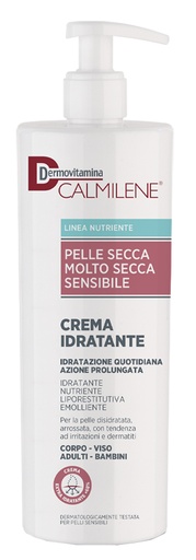 [935612667] DERMOVITAMINA CALMILENE CREMA IDRATANTE PER PELLE SECCA, MOLTO SECCA O SENSIBILE 500 ML
