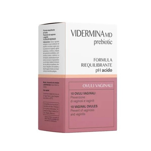 [935669489] VIDERMINA PREBIOTIC OVULI VAGINALI 10 PEZZI