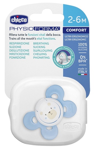 [970802169] CHICCO SUCCHIETTO COMFORT BOY IN SILICONE 0-6 MESI 1 PEZZO