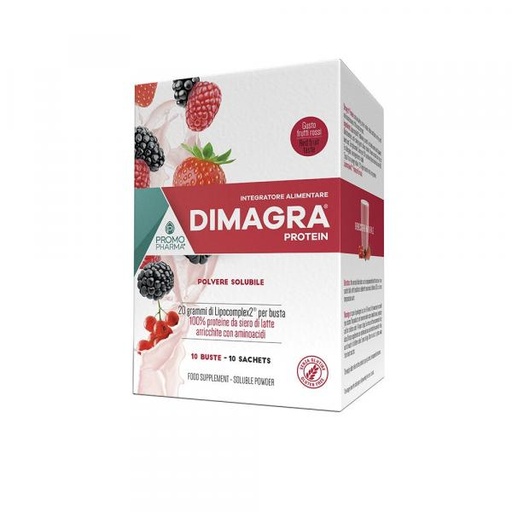 [971478490] DIMAGRA PROTEIN RED FRUIT 10 BUSTE