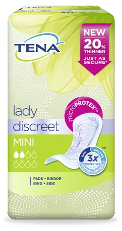 [972260032] PANNOLONE SAGOMATO TENA DISCREET MINI 20 PEZZI