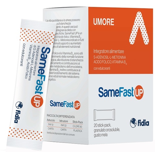 [973338825] SAMEFAST UP 20 STICK PACK GRANULATO OROSOLUBILE GUSTO ANANAS