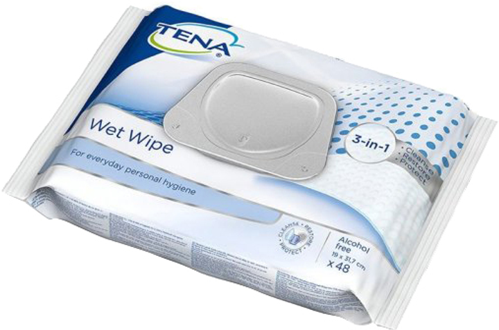 [977405392] TENA WET WIPE SALVIETTINE UMIDIFICATE 48 PEZZI