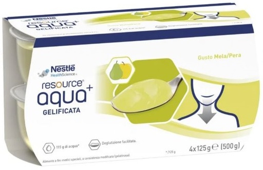 [980294488] RESOURCE AQUA ACQUA GELIFICATA+APPLEPEAR CUP 6 4X125 G