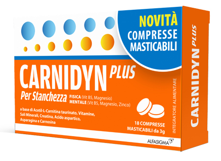[980763751] CARNIDYN PLUS 18 COMPRESSE MASTICABILI