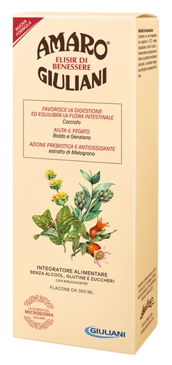 [983031509] AMARO GIULIANI ELISIR BENESSERE 300 ML NUOVA FORMULA
