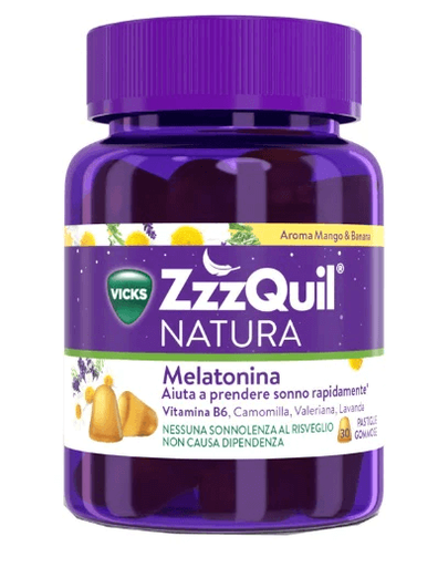 [984886945] VICKS ZZZQUIL NATURA MANGO & BANANA 30 PASTIGLIE GOMMOSE