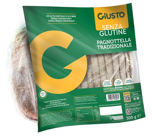 [984897177] GIUSTO SENZA GLUTINE PAGNOTTELLA 300 G